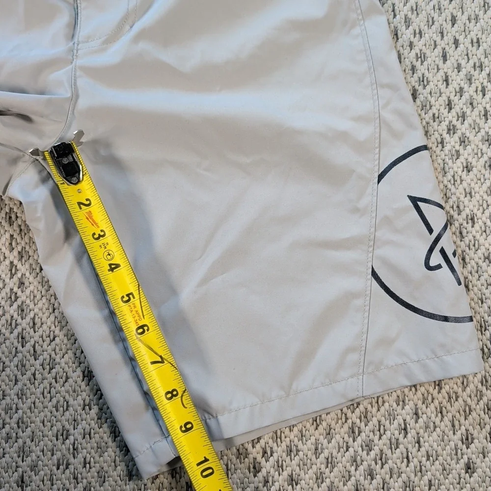 AETHER Desert Tan Coastal Boardshorts Size 30 Hook & Loop Fly Hybrid Submersible
